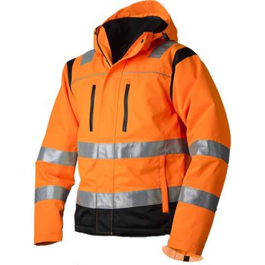 Arbeidsjakker | Kjøp på nett hos Staypro.no 1823 Snickers Vinterjakke varsel, oransje Str. XS | Staypro