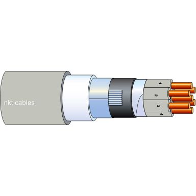 NKT TEL3300031 Styrekabel EQLR, Dca, trommel 500 m