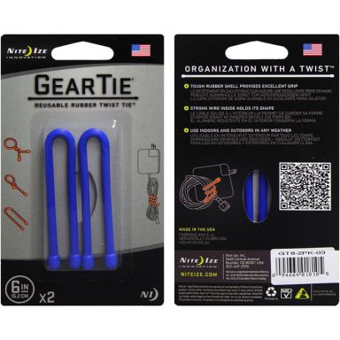 Nite Ize Gear Tie 6 Vajer 2-pack