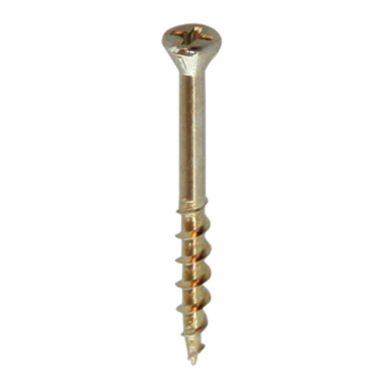 Grabber 104863 Spånskiveskruv GULKROM 1000-pack