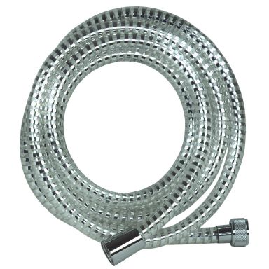 Gelia Aluflex Duschslang transparent/förkromad