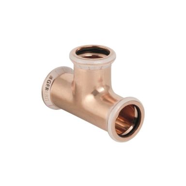 Geberit 1768296 T-rör pressas med M-backar