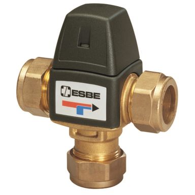 ESBE VTA323 Blandningsventil med klämringskoppling, 22 mm