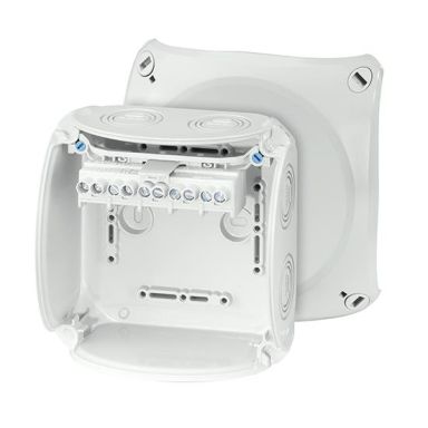 Hensel KF 0606 G Kopplingsdosa grå, IP66, glasfiber, 6 mm²