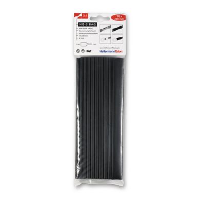 Hellermann Tyton HIS-3 Bag Krympslang 200 mm, 3:1, 10-pack