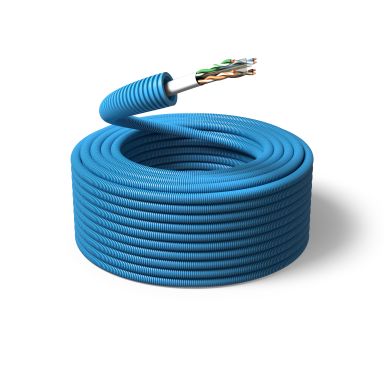 PM FLEX Kat 6 Multimediakabel fördragen, 100 m