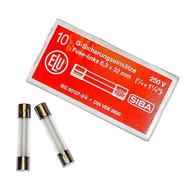 SIBA 7005960.0,063 Finsikring 6 x 32 mm, rask, 10-pakning