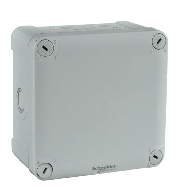 Schneider Electric ENN05085 Kytkentärasia harmaa, knock-outit, pinta-asennus