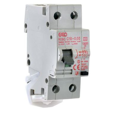 Garo RCBO GS B13A 2P Personbeskyttelsesautomat 2-polet, B-karakteristikk