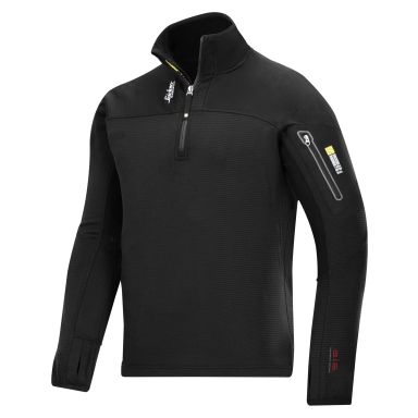 Snickers 9435 Tröja svart, microfleece