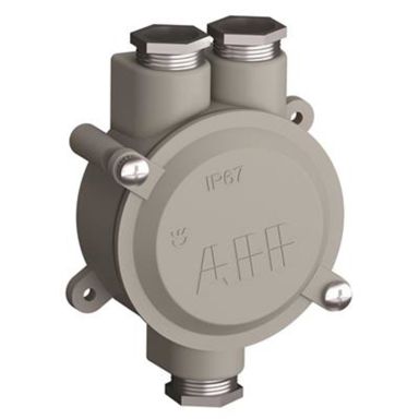 ABB 2CMA136543R1000 Lättmetalldosa aluminium, gänga 22,5