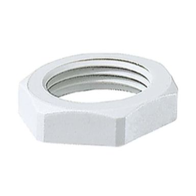 Rutab 1465811 Kontramutter lysegrå polyamid