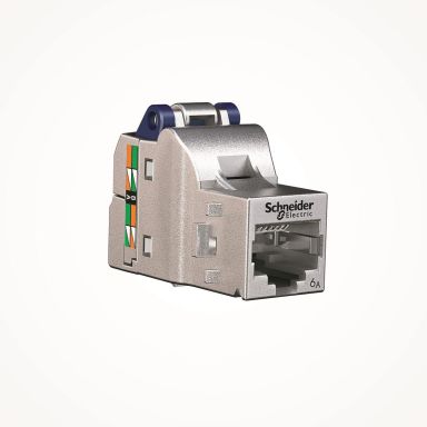 Schneider Electric S-One DPM Kat 6A STP Modularjack Avskärmad