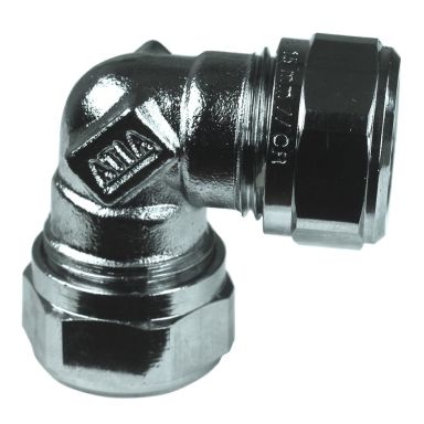 Gelia 3006135042 Klämringskoppling vinkel, förkromad