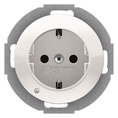 Hager 41092045 Seinäpistorasia 1-osainen, u-sat, R.C