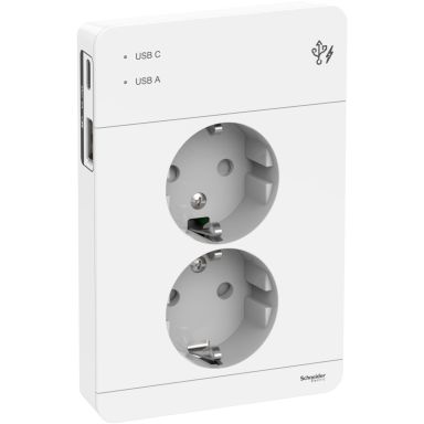 Schneider Electric Exxact Pistorasia USB liitin