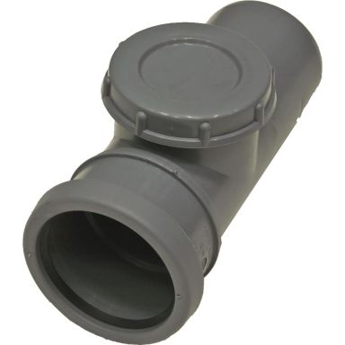 Pipelife 170464 Rensrör med 1 muff och lock