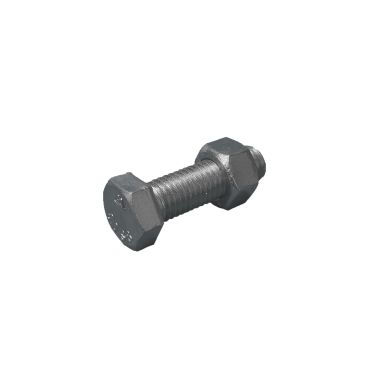 Stafa 0118600023 Sb-Skruv 20 mm, med mutter, FZB 8.8, EN 15048