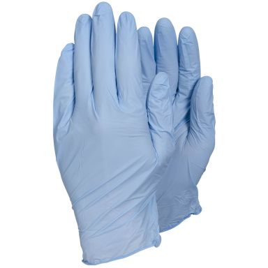 Tegera 84301 Engångshandske Blå nitril, Opudrad