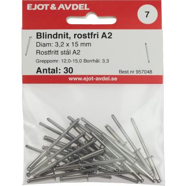 Ejot 120038 Blindnagel SS, RFR F30, 30-pakning