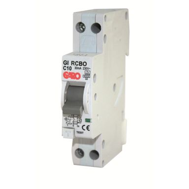 Garo RCBO GC C16A 1+N Personskyddsautomat 1 modul, 6kA