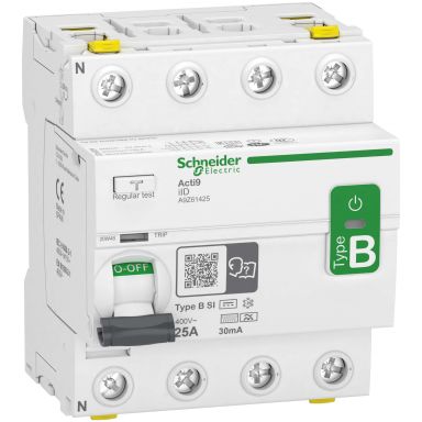 Schneider Electric Acti 9 iID Jordfelsbrytare B-SI, 4-polig