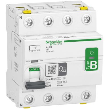 Schneider Electric Acti9 iID Jordfelsbrytare B-SI, 4-polig