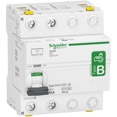 Schneider Electric Acti 9 iID Jordfelsbrytare B-EV, 2-polig