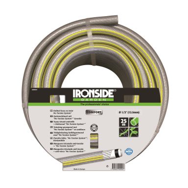 Ironside 500232 Vannslange 1/2", knittingarmert