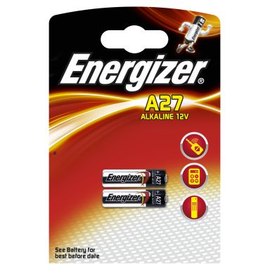 Energizer Alkaline 12 V Alkalisk batteri 12 V, 2-pakning