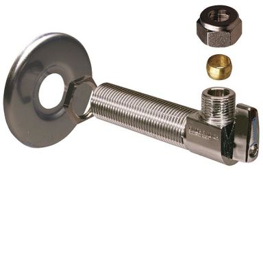 Uponor 1869899 Vinkelnippel med täckbricka