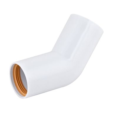 Faluplast 2316107 Böj 45°, med gummitätning