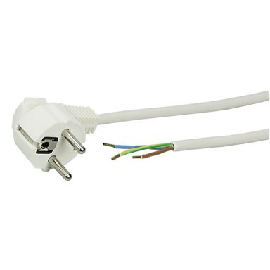 Z 2404584 Sladdställ vinklad, vit, 2,5 m