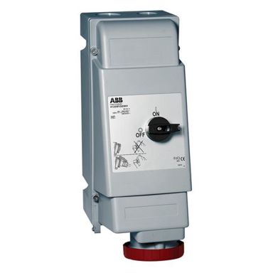 ABB 2CMA167654R1000 Vägguttag IP44, 3P+J, 16 A