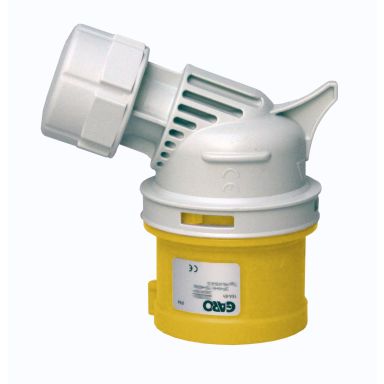 Garo PA 416-4 S Stickpropp IP44, vinklad, 5-polig, 16A