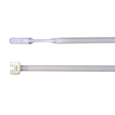 Hellermann Tyton 109-00024 Buntband Natur, 7,7 mm, 100-pack