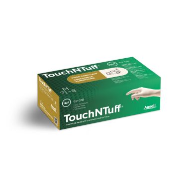 Ansell 69-318 Engångshandske Latex, Opudrad, 100-pack