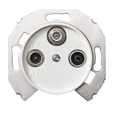 Schneider Electric WDE011728 Antennuttag med centrumplatta