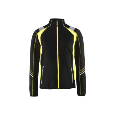 Blåkläder 499310109933XXXL Fleecejacka svart/varselgul