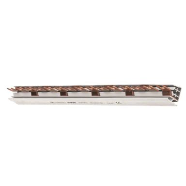 Hager KDN363L Faseskinne 3-polet, 10 mm², gaffel