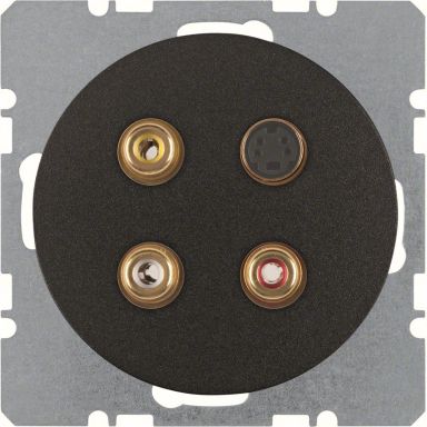 Hager 3315322045 Multimediauttag R.1/R.3