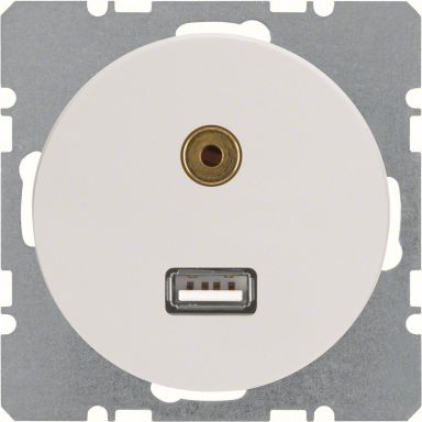 Hager 3315392089 Multimediauttag R.1/R.3
