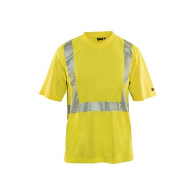 Blåkläder 338710308833L T-skjorte marineblå/varselgul, varsel