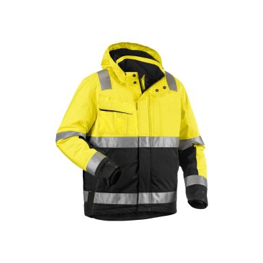 Blåkläder 487019873399L Synlighetsjakke varselgul/svart, vinter