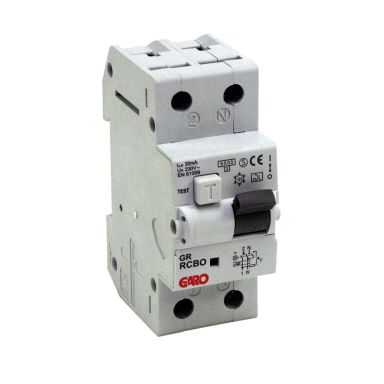 Garo RCBO GR C10A 1+N Henkilösuojakytkin C, 1+N, 6kA