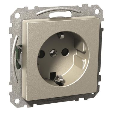 Schneider Electric Exxact Vägguttag 250 V, jordat
