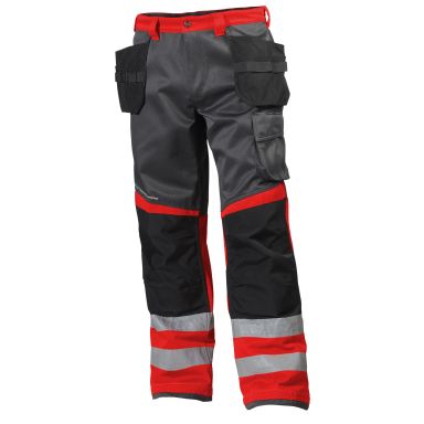 Helly Hansen Workwear Alna Arbeidsbukse varsel, rød/svart
