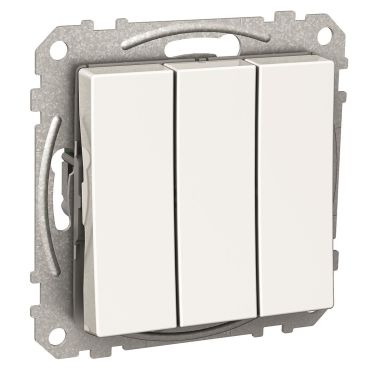 Schneider Electric Exxact Vippetrykknapp hvit