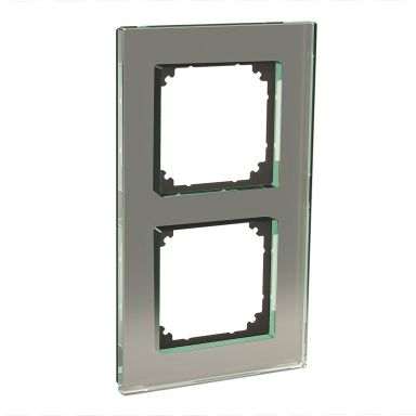 Schneider Electric Exxact Solid Kombinasjonsramme glass, titan