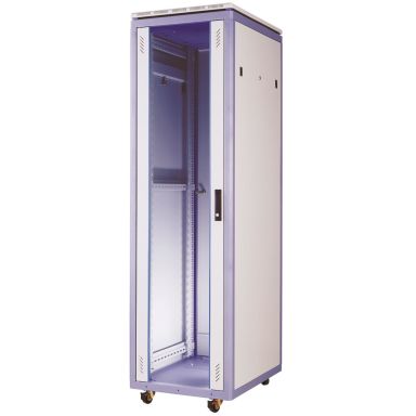 Eurolan 60F-42-8A-09GY Gulvskap høyde 2000 mm, med metalldør